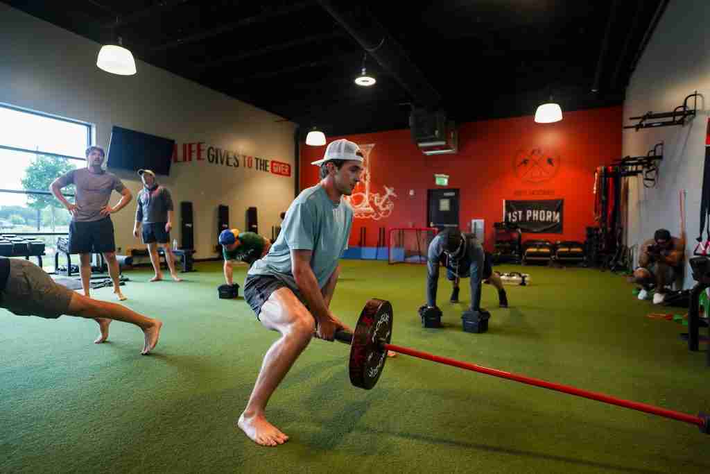 Joseph Woll training in Jeff LoVecchio's gym